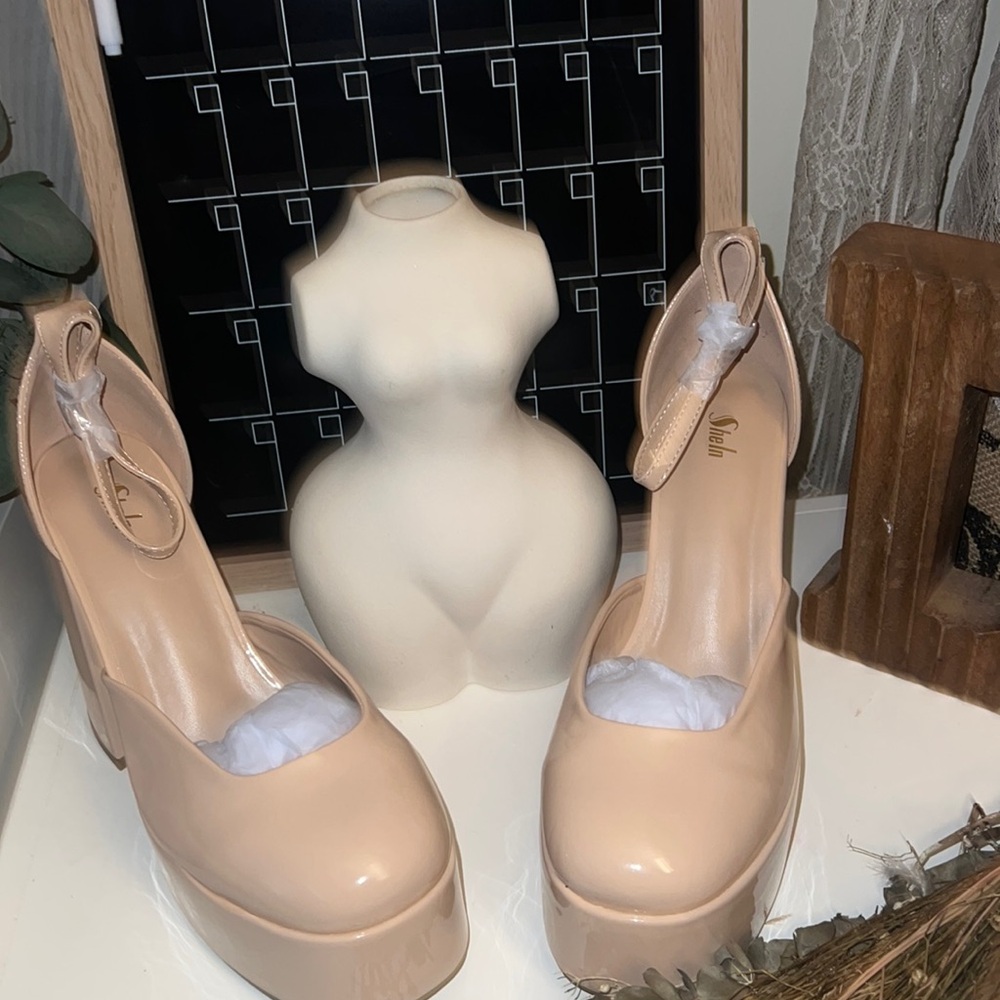 NudePatten lady jane ankle strap BNWOB